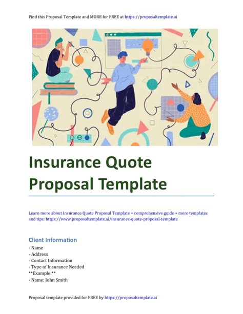 Insurance Quote Proposal Template A Comprehensive Guide Free Template Download How To Write