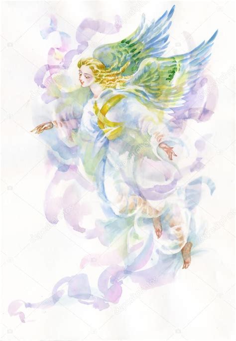 Beautiful angel with wings — Stock Photo © Kostan-PROFF #107088740