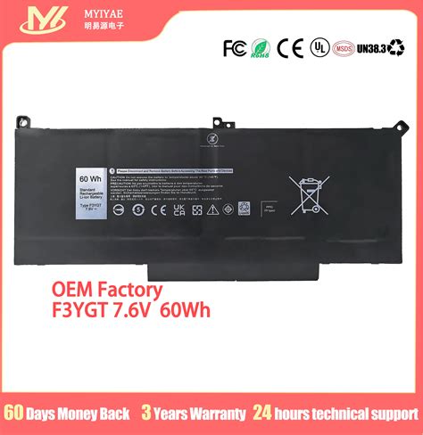 Laptop Battery Replacement Laptop Battery F Ygt V Wh Mah