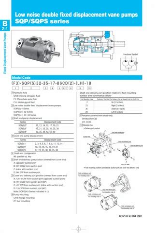 Tokyo Keiki Type Sqp Cartridge Kits At Rs Piece Hydraulic Pumps