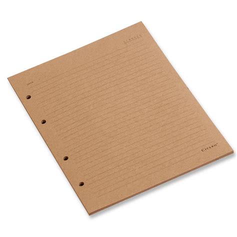 Refil Caderno Criativo Argolado 17x24cm 30 Fls Kraft 75g Pautado Cicero