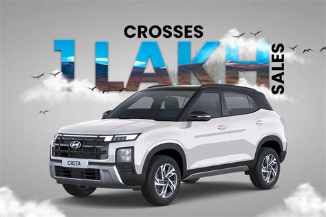 Hyundai Creta Crosses Lakh Sales Milestone In A Bit Over Six