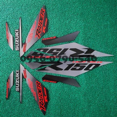 Suzuki Raider 150 Fi 2023 Stock Decalsticker Lazada Ph