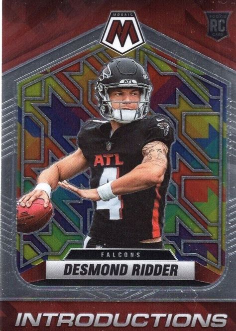 Panini Mosaic Desmond Ridder Introductions Silver Prizm Sp Rc