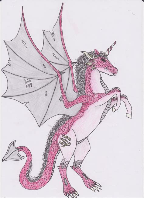 unicorn dragon hybrid by J97Keohreiloh on DeviantArt