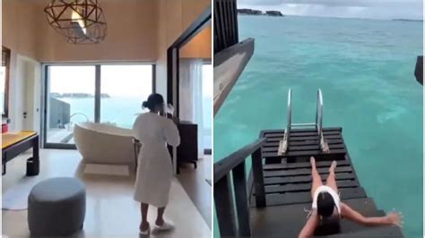 Viral Video: Woman Shows Off Fancy Hotel Room, Slips While Going For a Swim. Watch