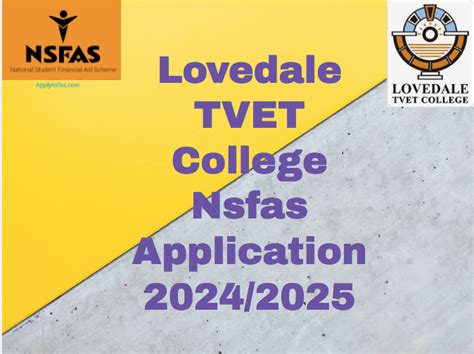 Lovedale TVET College Nsfas Application 2024 2025