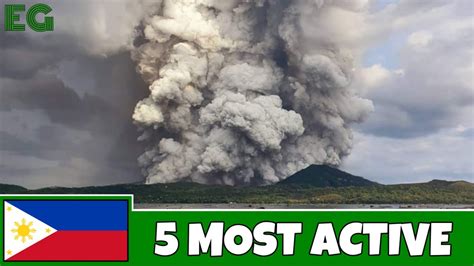 PHILIPPINES 🌋🇵🇭: 5 Most Active Volcanoes - YouTube