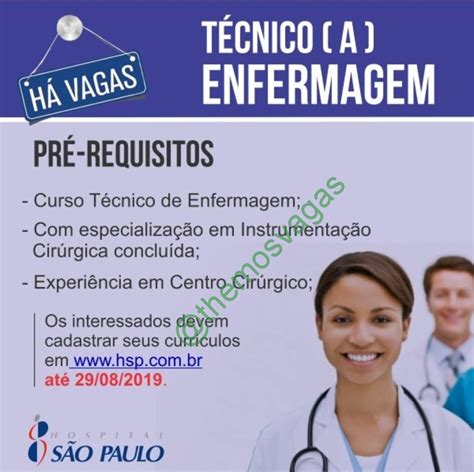 Técnico a de Enfermagem 01 vaga s Teresina PI Themos Vagas