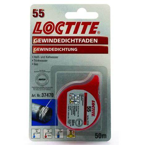 Loctite Gewindedichtfaden M Heizungsinstallation