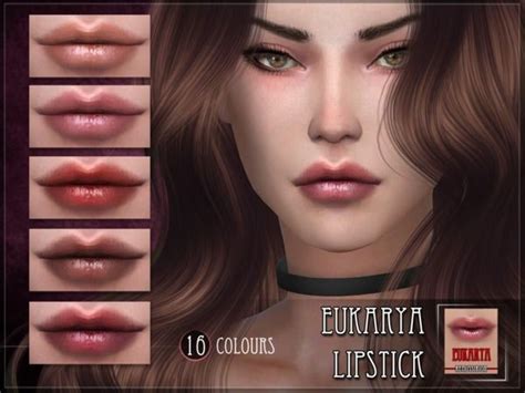 RemusSirion S Eukarya Lipstick In 2024 Sims 4 Sims 4 Cc Makeup Sims