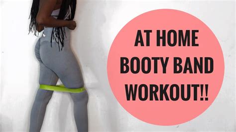 Quick At Home Booty Band Workout Youtube