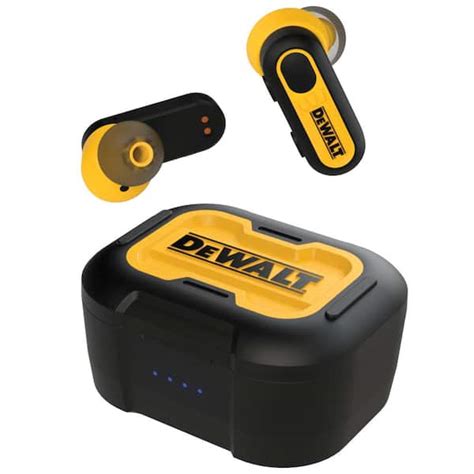 Dewalt Dw2 Jobsite True Wireless Earbuds With Charging Case 190 2092 Dw2 The Home Depot