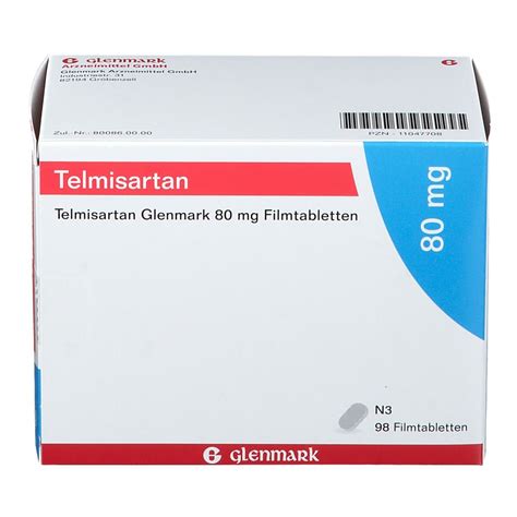 Telmisartan Glenmark Mg St Mit Dem E Rezept Kaufen Shop Apotheke