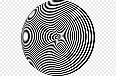 Circulo blanco y negro circulo espiral simetría monocromo png PNGWing