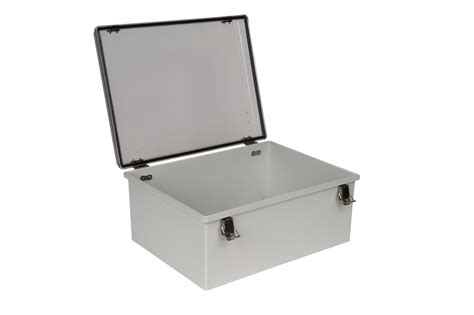 Fiberglass Box With Self Locking Latch And Clear Cover Pth 22436 C