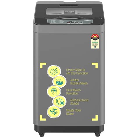 Buy Croma 7 Kg 5 Star Fully Automatic Top Load Washing Machine Spin Dry Function Grey Online