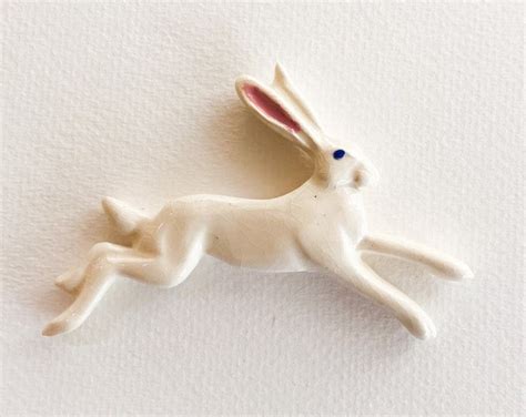 White Rabbit Hare Ceramic Mosaic Tile For Backsplash Table Mural Art Crafts Pendant Cabochon Etsy