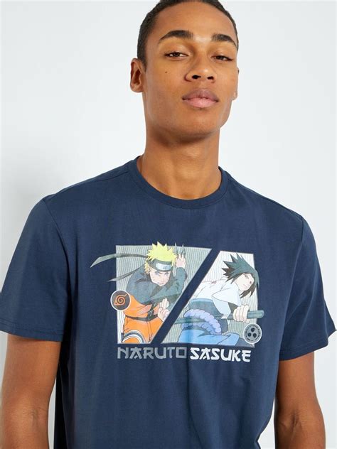 Camiseta De Manga Corta Naruto AZUL Kiabi 12 00