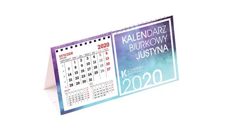 Kalendarze Biurkowe Justyna Na Spirali 2020 Tania Drukarnia