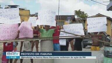 Batv Itabuna Moradores De Bairro Em Itabuna Fazem Protesto Contra