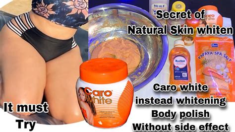 Try This Mix Caro White Lotion Body Scrub Polish For A Whitening