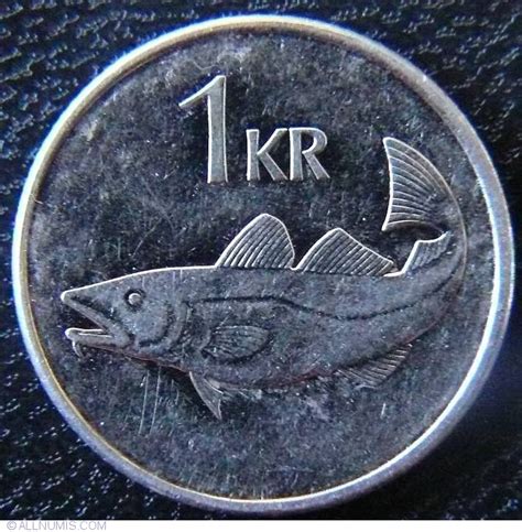 Krona Republic Iceland Coin