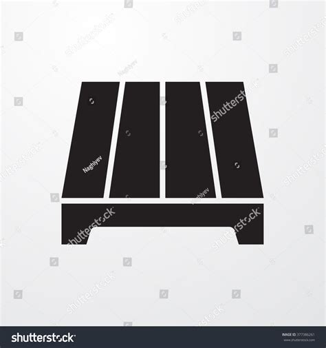 Pallet Icon Vector - 377386261 : Shutterstock