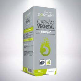 Carvão Vegetal Funcho 60 Comprimidos Biokygen