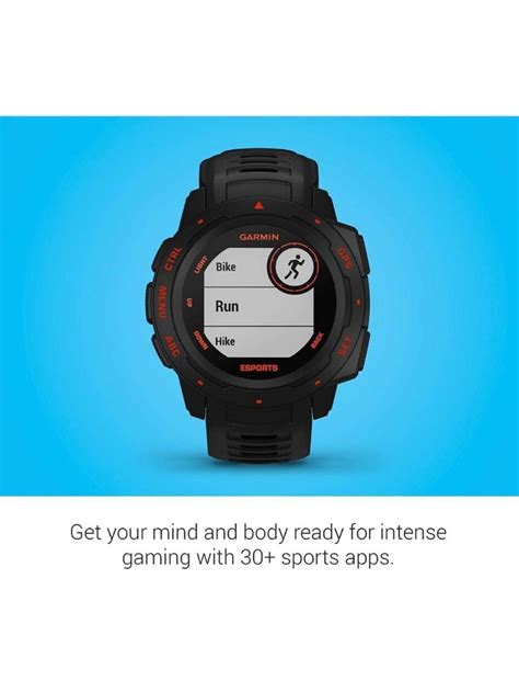 Garmin Instinct Esports Edition Gps Gaming Smartwatch With Esports