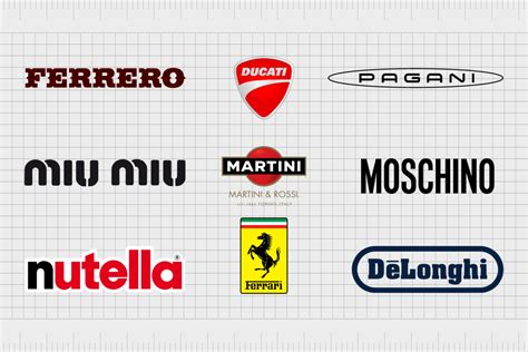 The Most Famous Italian Brands And Their Logos