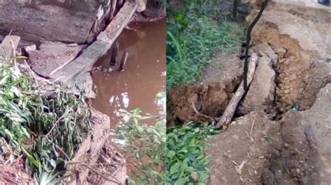 Cinco veredas de San Carlos incomunicadas por caída de un puente El