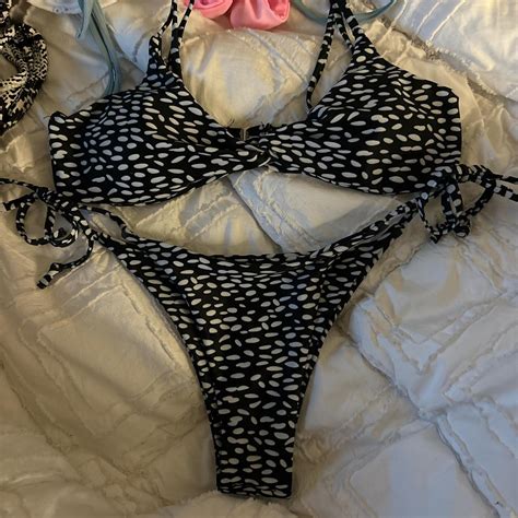 Xs Bikini Not Sure Where From Blackbough Dupe Worn Depop