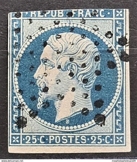 1852 Louis Napoléon FRANCE 1852 canceled YT 10 25c