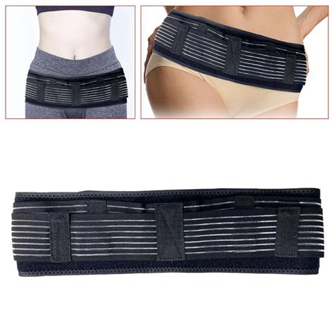 Sacroiliac joint belt adjustable pelvic support brace women and men