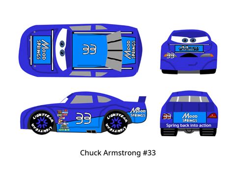 Cars 1 Redo Racer - Chuck Armstrong by McSpeedster2000 on Newgrounds