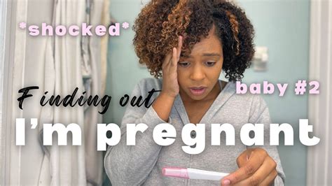 Finding Out Im Pregnant Unexpectedly Live Pregnancy Test Pregnant