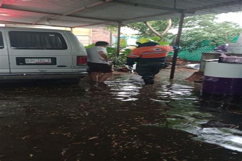 Lluvia Deja Inundaciones En La Zona Norte De La Ciudad De Puebla