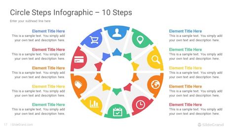 Circle Steps Infographics PowerPoint Template Designs SlideGrand