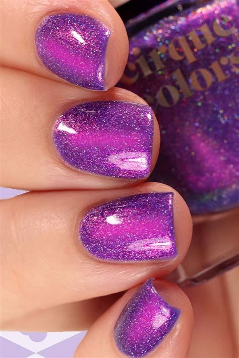 Blurple Shimmergraphic™ Nail Polish Cirque Colors X Kelli Marissa Venetian Sky Nail Polish