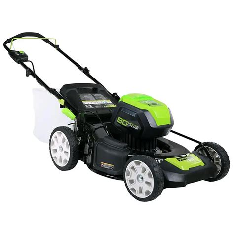 Greenworks Pro Glm Volt Cordless Battery Powered Electric Lawn