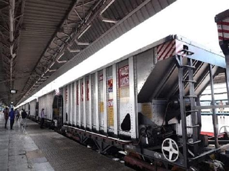 1st Indigenously Manufactured Aluminium Freight Train Rake Inducted In