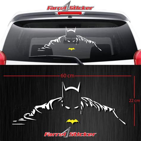 Jual Stiker Mobil Cutting Sticker Kaca Mobil Siluet Batman 45 60 Cm