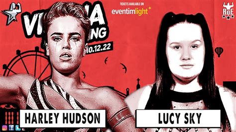 Lucy Sky Vs Harley Hudson Glam 6 ★ Roe Wrestling Youtube