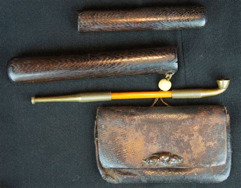 Kiseru 1800 Japanese antique smoking pipe hand made Edo period