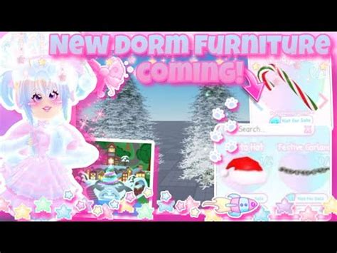 New Dorm Furniture Coming In Royale High Glitterfrost Season