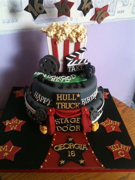 Movietheater Theme Birthday Cake - CakeCentral.com