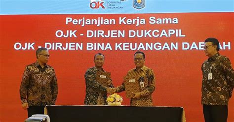 Ojk Perkuat Kerja Sama Dengan Kemendagri Dan Ppatk Dhara Pos