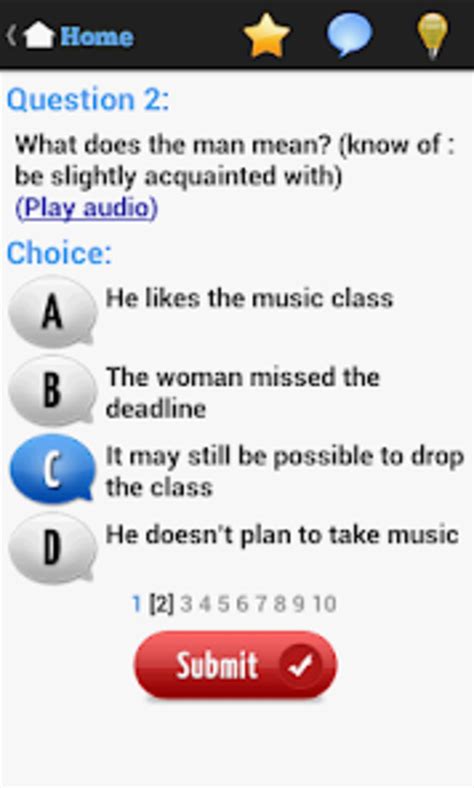 Android English Listening Test