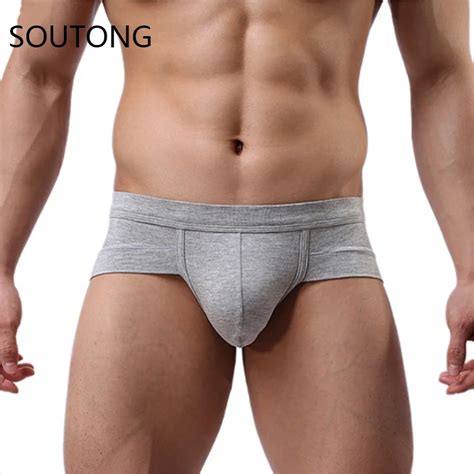 Soutong Men S Gay Sexy Male Bulge Pouch Underwear Briefs Soft Elastic